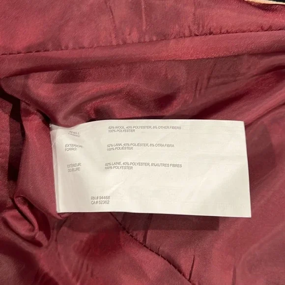 Nautica Military Nautical Style Wool Pea Coat - Picture 10 of 14